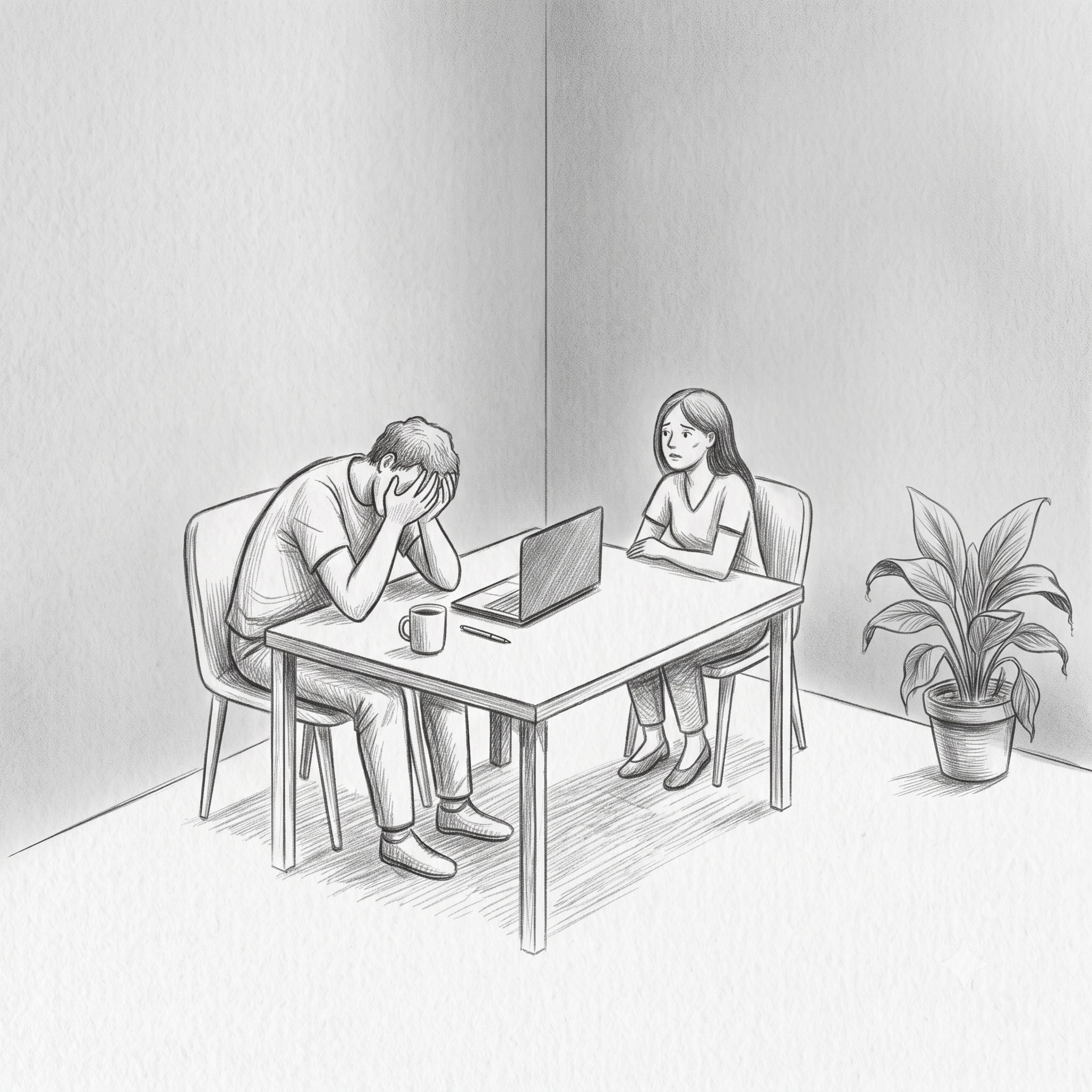 A founder overwhelmed by startup burnout